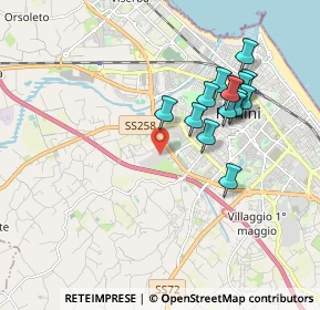 Mappa Via Rigoletto, 47923 Rimini RN, Italia (1.77467)