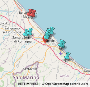 Mappa Via Rigoletto, 47923 Rimini RN, Italia (5.63545)