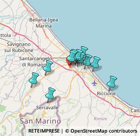 Mappa Via Rigoletto, 47923 Rimini RN, Italia (4.65909)