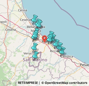 Mappa Via Rigoletto, 47923 Rimini RN, Italia (9.56)