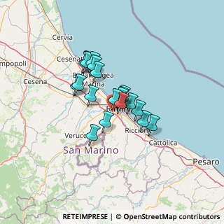 Mappa Via Rigoletto, 47923 Rimini RN, Italia (9.1095)