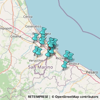 Mappa Via Rigoletto, 47923 Rimini RN, Italia (7.99188)