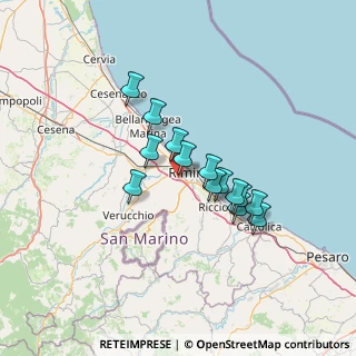 Mappa Via Rigoletto, 47923 Rimini RN, Italia (10.54357)