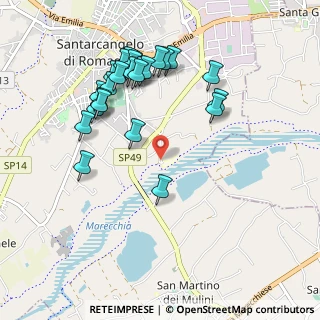 Mappa Via Calatoio Ponte, 47822 Santarcangelo di Romagna RN, Italia (1.036)
