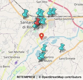 Mappa Via Calatoio Ponte, 47822 Santarcangelo di Romagna RN, Italia (1.85938)