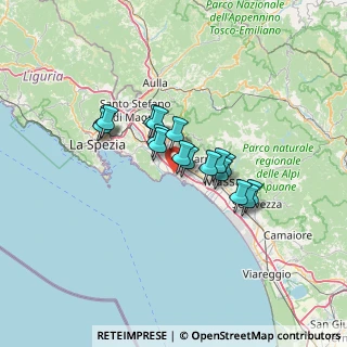 Mappa Via Papa Giovanni XXIII, 19038 Marinella di Sarzana SP, Italia (9.66706)