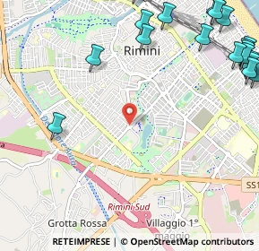 Mappa Via della Fiera, 47923 Rimini RN, Italia (1.7335)