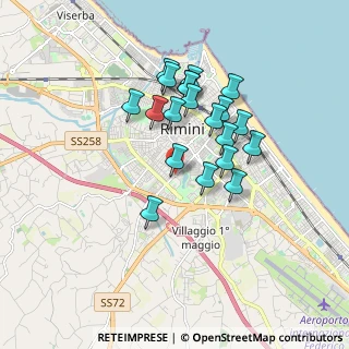 Mappa Via della Fiera, 47923 Rimini RN, Italia (1.505)