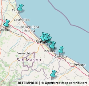 Mappa Viale Lecco, 47924 Rimini RN, Italia (10.91909)