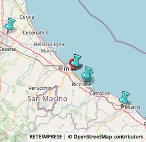 Mappa Viale Lecco, 47924 Rimini RN, Italia (38.91667)
