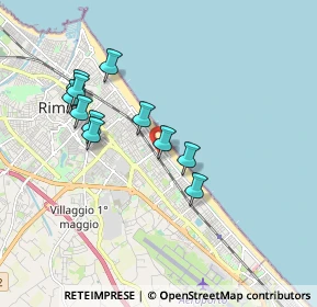 Mappa Viale Lecco, 47924 Rimini RN, Italia (1.69273)