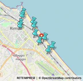 Mappa Viale Lecco, 47924 Rimini RN, Italia (1.62636)