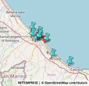 Mappa Viale Lecco, 47924 Rimini RN, Italia (4.3)