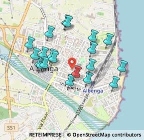 Mappa Via Papa Giovanni XXIII, 17031 Albenga SV, Italia (0.4375)
