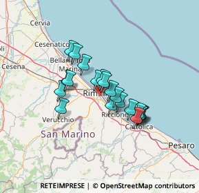 Mappa Via Luisa Bergalli, 47923 Rimini RN, Italia (10.1965)