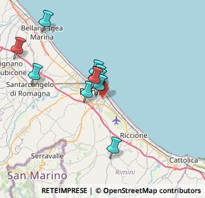 Mappa Via Luisa Bergalli, 47923 Rimini RN, Italia (5.91545)