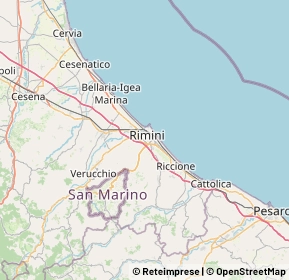 Mappa 47923 Rimini RN, Italia (14.61929)