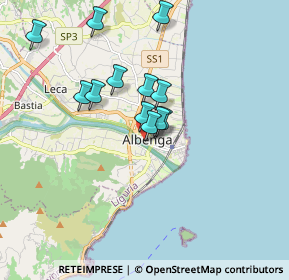 Mappa Via Medaglie D`Oro, 17031 Albenga SV, Italia (1.49417)