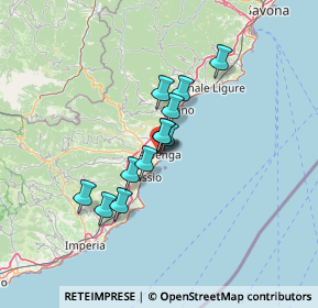 Mappa Via Medaglie D`Oro, 17031 Albenga SV, Italia (9.55833)