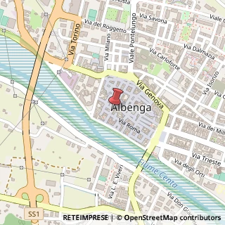 Mappa Via delle Medaglie d'Oro, 63, 17031 Albenga, Savona (Liguria)