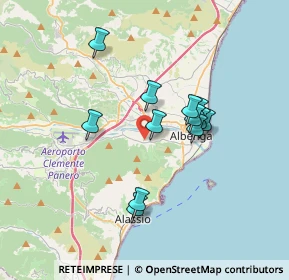 Mappa Piazza Falcone Borsellino, 17031 Albenga SV, Italia (2.9525)