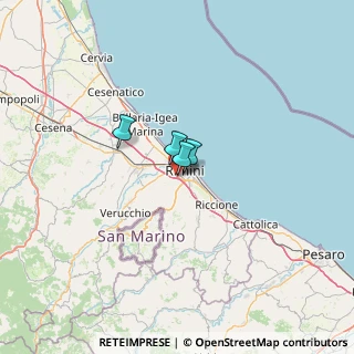 Mappa Via Nuova Circonvallazione, 47923 Rimini RN, Italia (40.45)