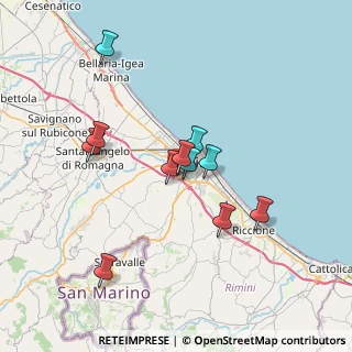 Mappa Via Nuova Circonvallazione, 47923 Rimini RN, Italia (6.27364)