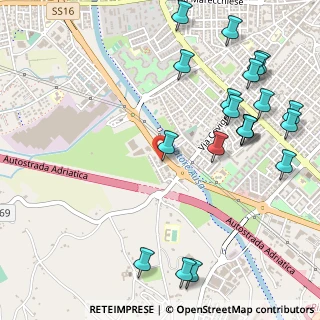 Mappa Via Nuova Circonvallazione, 47923 Rimini RN, Italia (0.694)