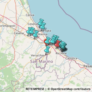 Mappa Via Zonara, 47923 Rimini RN, Italia (10.09333)
