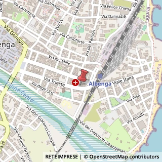 Mappa Via Trieste, 79, 17031 Albenga, Savona (Liguria)