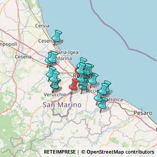 Mappa Via Adolfo Noel Des Vergers, 47923 Rimini RN, Italia (9.933)