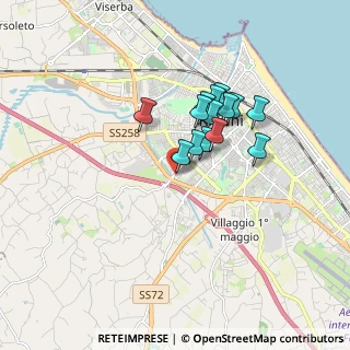 Mappa Via Adolfo Noel Des Vergers, 47923 Rimini RN, Italia (1.31929)