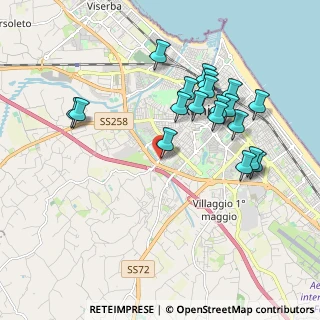 Mappa Via Adolfo Noel Des Vergers, 47923 Rimini RN, Italia (1.96316)
