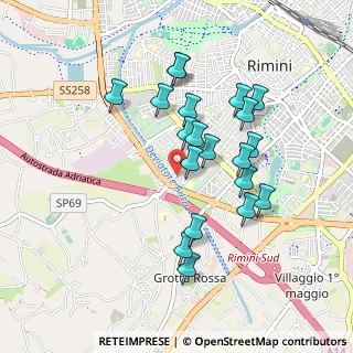 Mappa Via Adolfo Noel Des Vergers, 47923 Rimini RN, Italia (0.851)