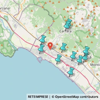 Mappa Via Farini, 54033 Carrara MS, Italia (4.19)