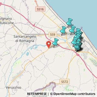 Mappa Via Don Natale Villa, 47923 Rimini RN, Italia (4.8225)