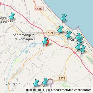 Mappa Via Don Natale Villa, 47923 Rimini RN, Italia (5.62182)