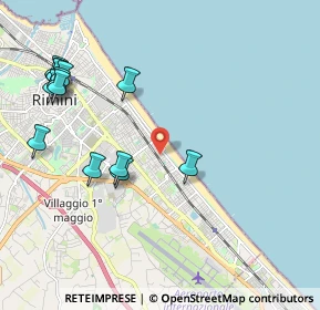 Mappa Viale Modena, 47924 Rimini RN, Italia (2.43308)