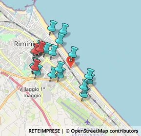 Mappa Viale Siena, 47924 Rimini RN, Italia (1.647)