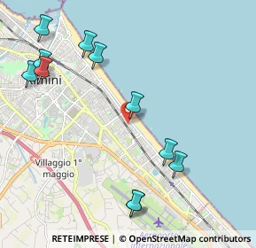 Mappa Viale Modena, 47924 Rimini RN, Italia (2.51455)