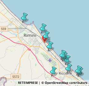 Mappa Viale Modena, 47924 Rimini RN, Italia (4.81182)