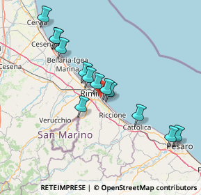 Mappa Viale Modena, 47924 Rimini RN, Italia (14.34385)