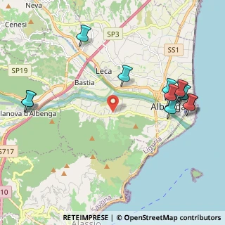 Mappa Via Bello, 17031 Albenga SV, Italia (2.54833)