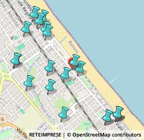 Mappa Viale Bertinoro, 47924 Rimini RN, Italia (0.655)