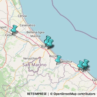 Mappa Viale Luigi Settembrini, 47923 Rimini RN, Italia (15.22667)