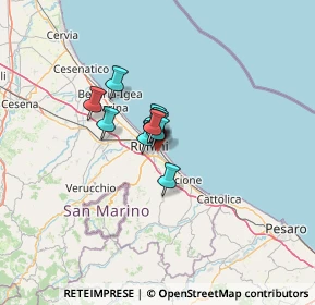 Mappa Viale Luigi Settembrini, 47923 Rimini RN, Italia (6.11364)