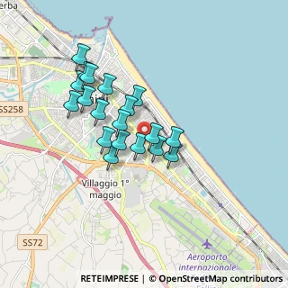 Mappa Viale Luigi Settembrini, 47923 Rimini RN, Italia (1.48842)