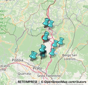 Mappa Via Livio Becheroni, 59024 Vernio PO, Italia (9.7545)