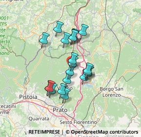 Mappa Via Livio Becheroni, 59024 Vernio PO, Italia (10.8095)