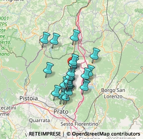 Mappa Via Livio Becheroni, 59024 Vernio PO, Italia (10.267)